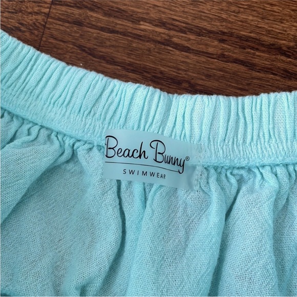 Blue Ruffle Mini Skirt - Picture 4 of 5